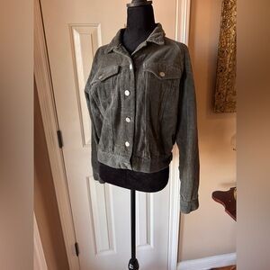 Mittoshop Gray Corduroy Jacket size small